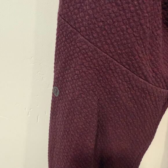 Lululemon Men's At Ease Jogger Sweatpants Lounge Athleisure Medium Maroon Red - Picture 7 of 11